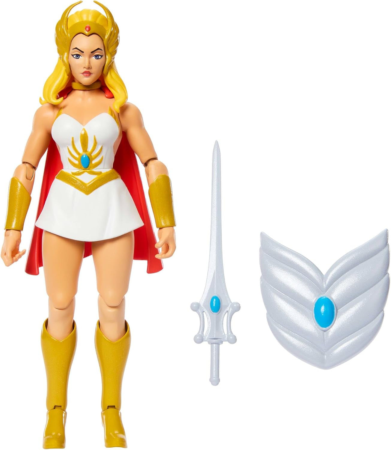 Action Figure Cartoon She-Ra di Masters of the Universe Origins, alta circa 14 cm, eroina televisiva degli anni '80, principessa del potere, design dettagliato e accessori, action figure JBM76 Titolo predefinito di Naty Shop