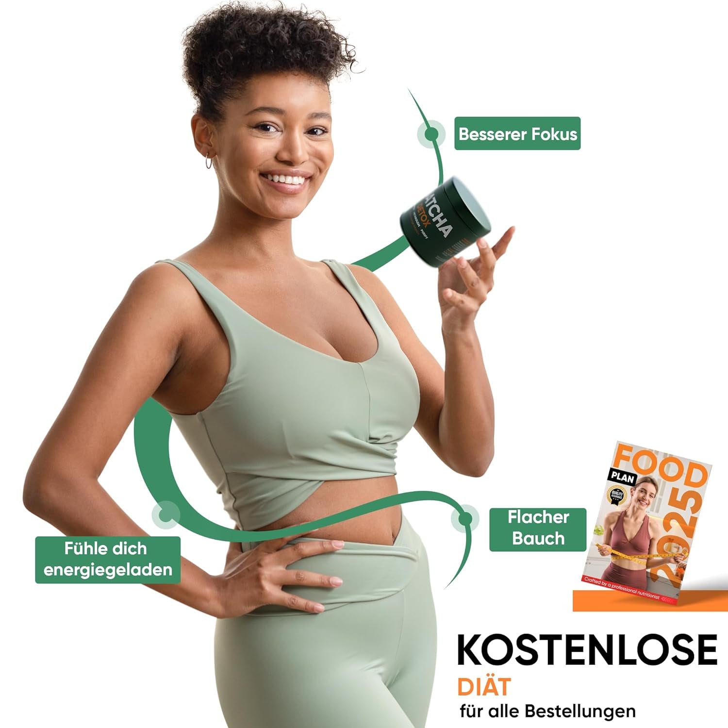 WOW TEA Matcha in polvere - polvere fine dal Giappone dal gusto fresco - ideale per tè Matcha, latte macchiato o frullati - senza additivi (disintossicante)