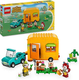 LEGO Animal Crossing La roulotte e il giardino di Gerd Set di giochi di ruolo Auto giocattolo per bambini di 7 anni Ragazze e ragazzi Regalo Figura di animale Videogioco giocattolo 77054 Set da costruzione Besuche den LEGO-Store Titolo predefinito
