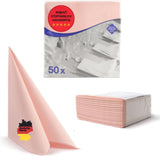 50 Tovaglioli Aroba Airlaid Aspetto Tessuto 19 COLORI 40X40 Cm 1/4 Piega Tovaglioli Matrimonio Aspetto Tessuto Di Alta Qualità Per Anniversari Hotel Catering Vacanze Natale Matrimonio Rosa