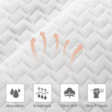 Cuscino Bedstory, Cuscino per Dormire, 2 Pezzi, Ipoallergenico, Cuscino Antipolvere, Piumino, Qualità Alternativa, Cuscino per Letto per Schiena, Pancia e Chi dorme sul fianco, Misura Standard, Lavabile, 42 X 70 Cm Naty Shop Cuscini Standard