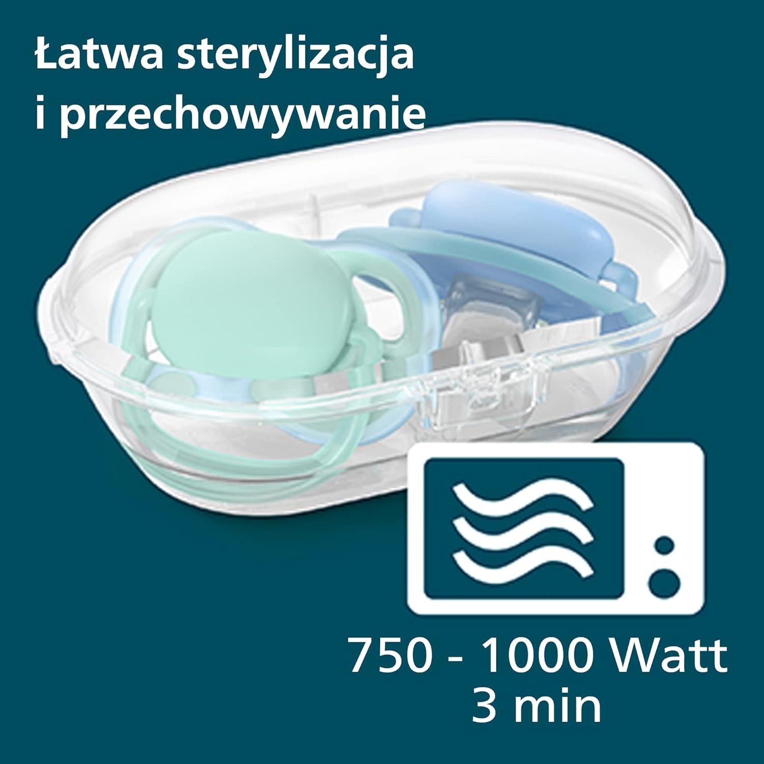 Philips Avent Ultra Air Succhietti Confezione da 2 - Ciucci con Bisfenolo A per Bambini da 0 a 6 Mesi (Modello SCF085/15) Marrone/Verde