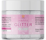 Goodbake Happy Glitter Gold - Glitter alimentari commestibili, 10 grammi Glitter Naty Shop Silver
