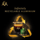 L'OR Barista Kaffeekapseln Ristretto, esclusivo per L'OR Barista Maschinen, confezione da 5, 5 x 10 Kapseln