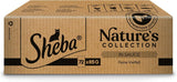 SHEBA Nature's Collection in Salsa - Cibo umido per gatti di alta qualità, varietà fine (MSC) in bustine porzionate - 72 x 85 g