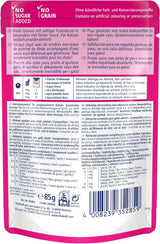 Vitakraft Poésie Délice, cibo umido per gatti, cibo per gatti in salsa, con tacchino, confezione sfusa, senza zuccheri o cereali aggiunti (23 x 85 g)