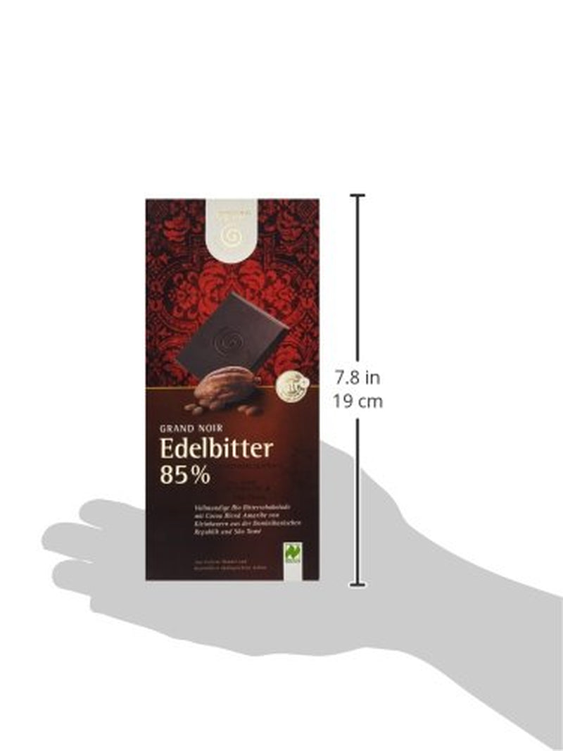 Bitter Grand Noir biologico, 85%, 100g