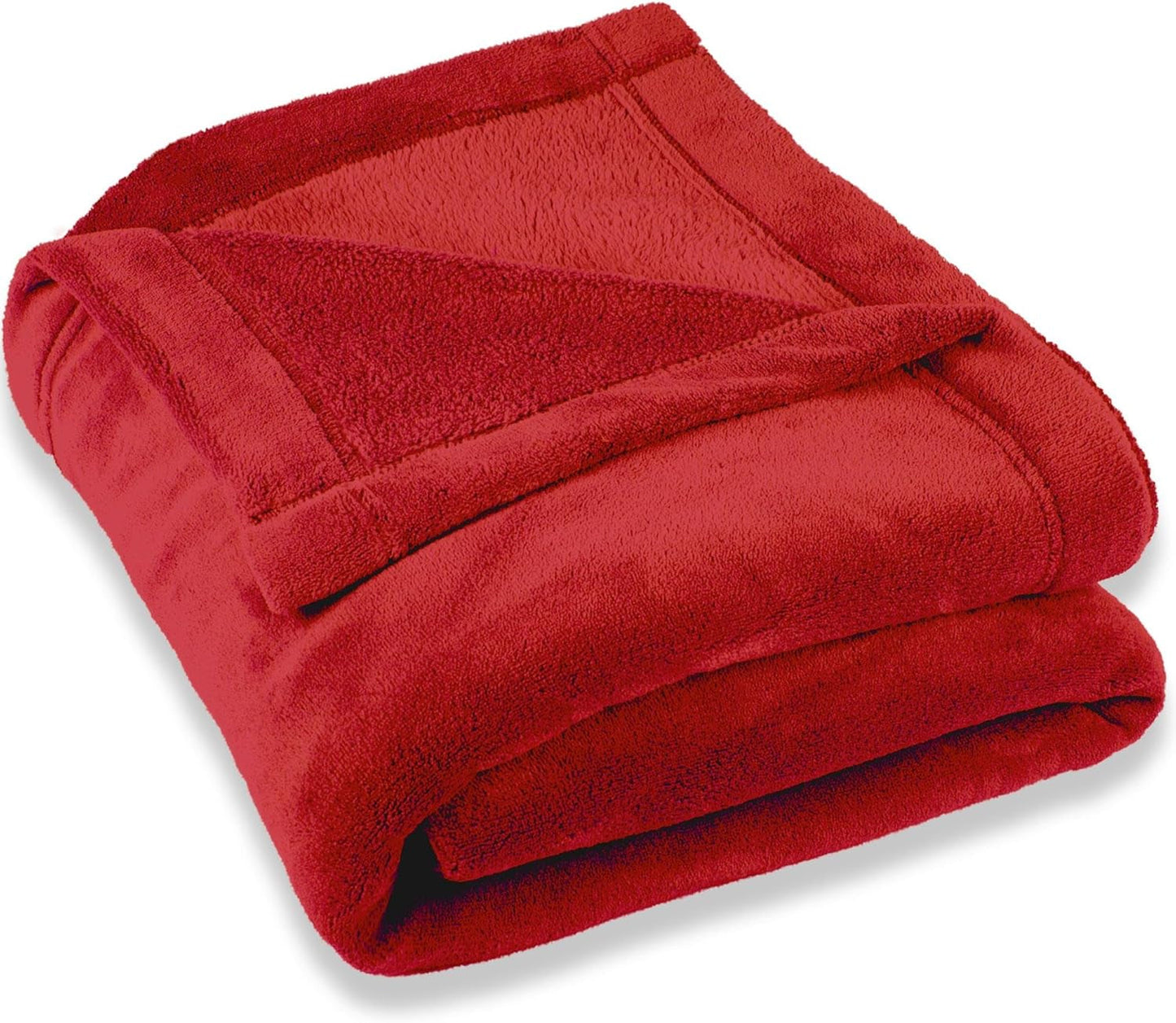 Celinatex soffice coperta XXL 220 X 240 cm rossa coperta per divano calda morbida coperta in microfibra Pile Oeko-Tex Montreal Letti e coperte Besuche den CelinaTex-Store Rossa 220 X 240 cm