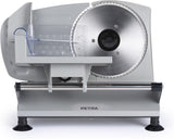 Petra PT4636VDE Affettatrice elettrica multifunzione, spessore di taglio 1-15Mm, 3 lame lisce in acciaio inox Trituratori e Affettatrici Naty Shop Default Title