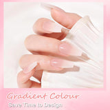 Set unghie finte ballerina - 240 pezzi di delicato rosa lilla per unghie finte, colla a copertura totale su unghie finte, set di punte per unghie finte per manicure e nail art per donne e ragazze (rosa lavanda)