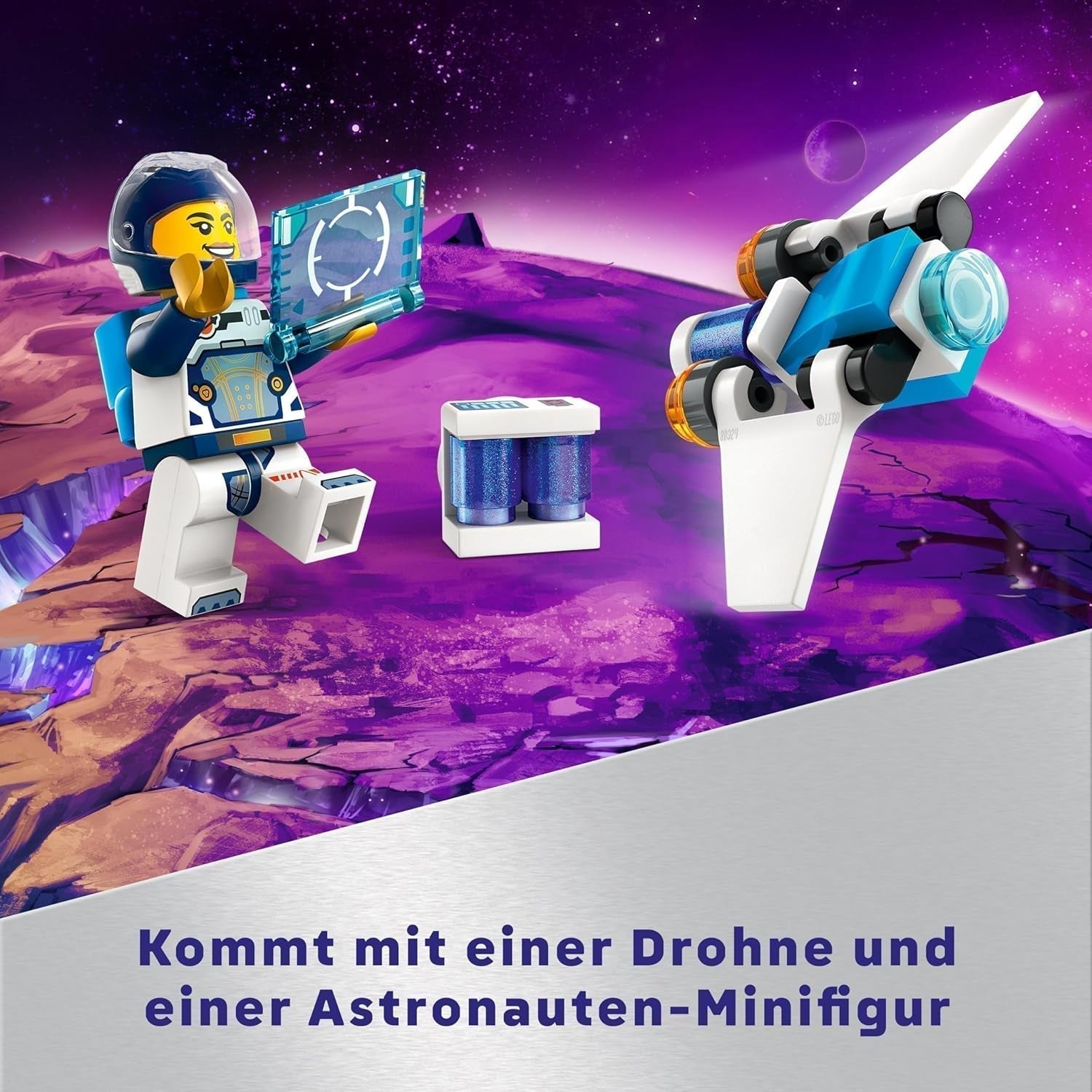 Astronave LEGO City, giocattolo spaziale Space Shuttle da costruire per bambini, ragazzi e ragazze dai 6 anni, set con il personaggio dell'astronauta 60430 Set da costruzione Besuche den LEGO-Store
