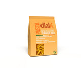 Pasta stella Dialsi, pasta di mais e riso senza glutine, cotta al bronzo, ingredienti 100% italiani, senza additivi, cuoce in 8-9 minuti, confezione da 300g