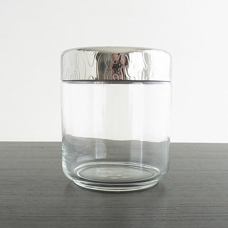 Alessi MW21/75 Barattolo da cucina in vetro satinato 75 cl Contenitori per alimenti Naty Shop