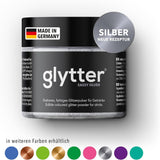 Glitter Polvere Glitter Per Bevande (Argento) - Glitter commestibili per bevande, 10 grammi Glitter Naty Shop