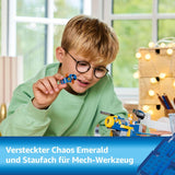 LEGO Sonic il riccio Ciclone vs. Metal Sonic - Giocattolo da collezione Mech con 2 minifigure di videogiochi - Idea regalo per ragazzi e ragazze a partire da 8 anni e appassionati di giochi adolescenti 77002 Set da costruzione Besuche den LEGO-Store