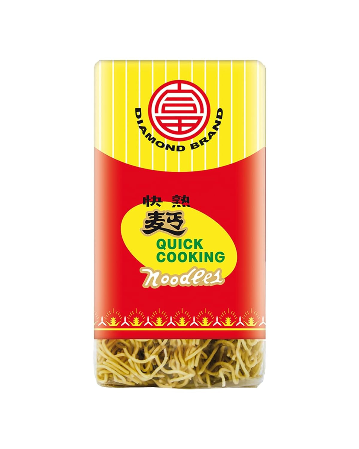 DIAMOND Tagliatelle istantanee senza uova, tagliatelle istantanee con farina di frumento Wok e contorni - 1 x 500 g