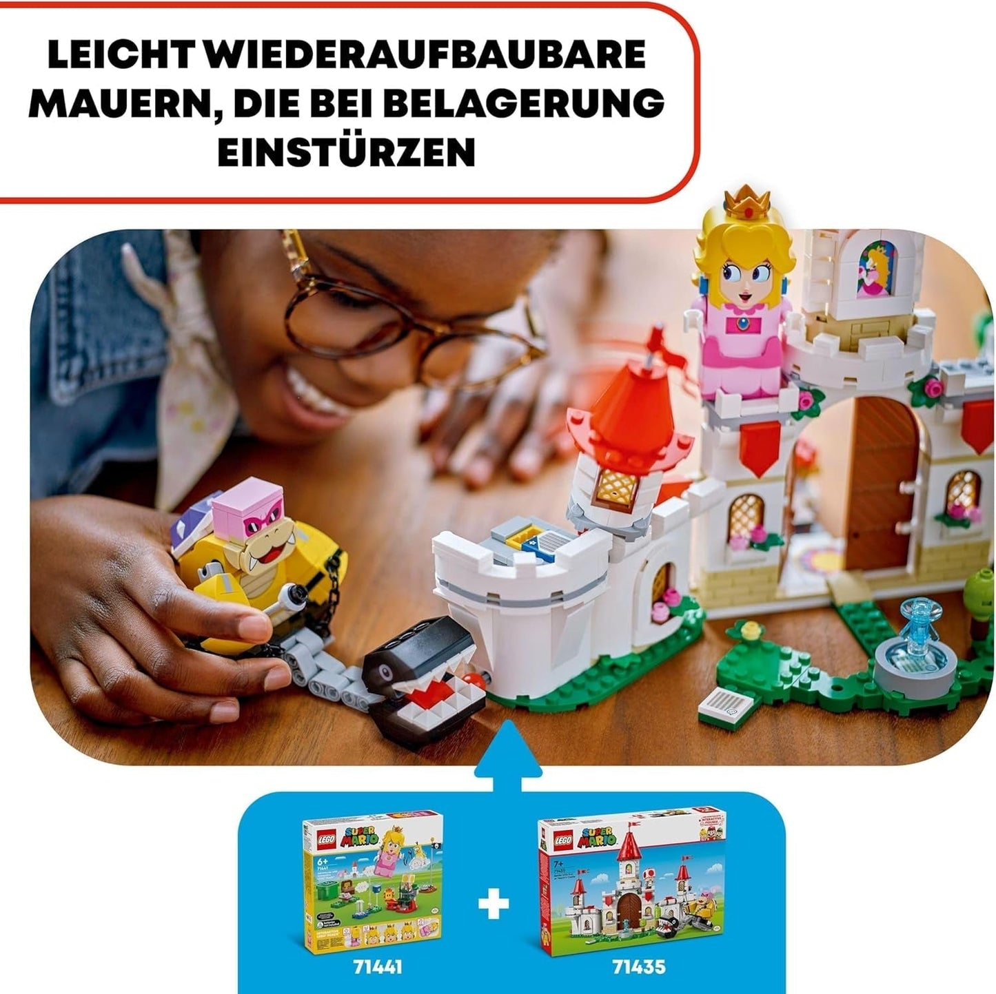 LEGO Super Mario Roy's Battle at the Mushroom Palace Adventure Set con personaggi Nintendo Regalo per ragazze, ragazzi e giocatori di 7 anni 71435 Set da costruzione Besuche den LEGO-Store