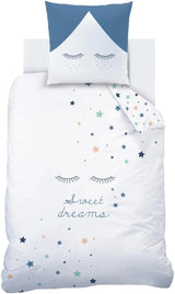 Set biancheria da letto per bambini, reversibile, Stars Bedding - bambini Naty Shop Titolo predefinito