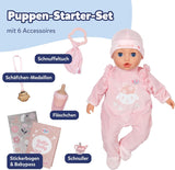 BABY Born Annabell 43 cm - Bambola morbida con 7 funzioni elettroniche e suoni - Adatta a bambini dai 3 anni in su - La bambola include accessori - Richiede batterie