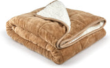 Emma Barclay Coperta Sherpa ponderata, 127 x 152 cm, rosa cipria Letti e coperte Emma Barclay tortora 50X60" (127X152 cm)