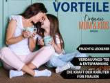 VITSTORM® BIO TEE Mom & Kids - Tisane per donne e allattamento - Rooibos, mela, finocchio, melissa, alchemilla, fragola - Tisane rilassanti - Fruttato e delizioso - Senza caffeina - Tisana 100 g