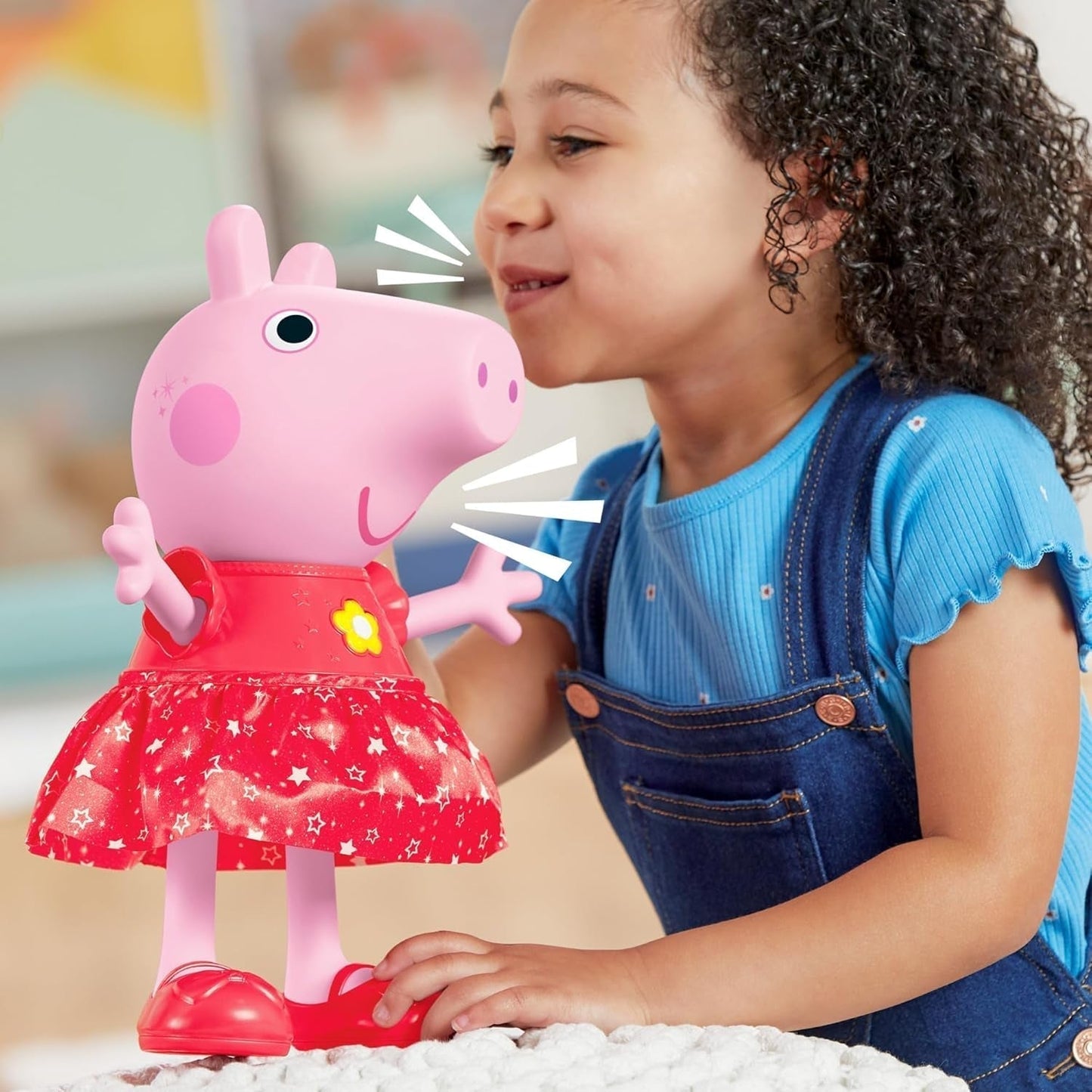 Peppa Pig Peppa'S Mud Puddle Party Doll - Versione tedesca, bambole rosa o rosa Naty Shop