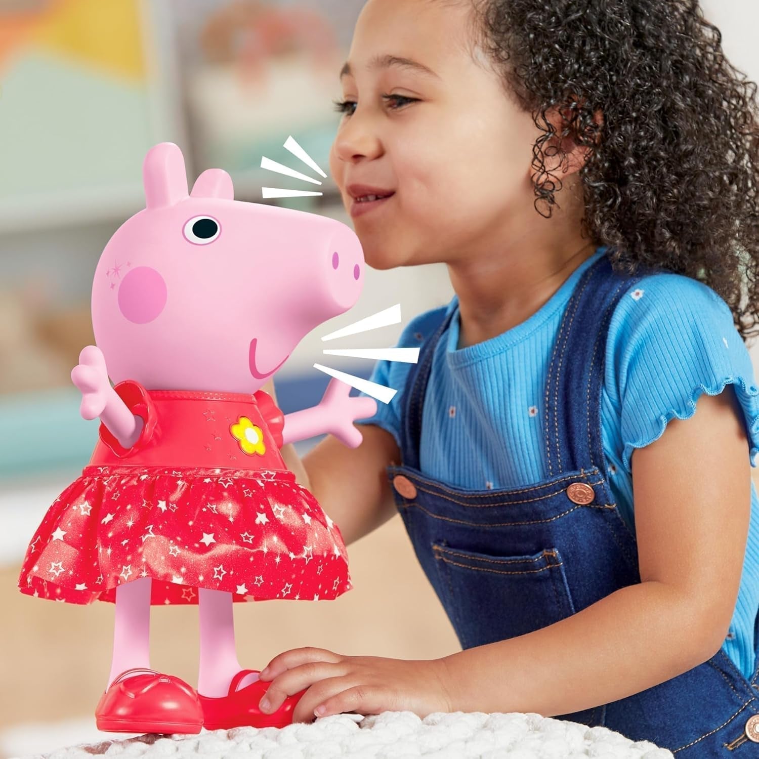 Peppa Pig Peppa'S Mud Puddle Party Doll - Versione tedesca, bambole rosa o rosa Naty Shop