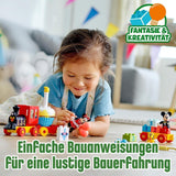 LEGO DUPLO Disney 10941 Treno di compleanno di Topolino e Minnie, trenino giocattolo con torta e palloncini, regalo per bambini dai 2 anni in su Set da costruzione Besuche den LEGO-Store