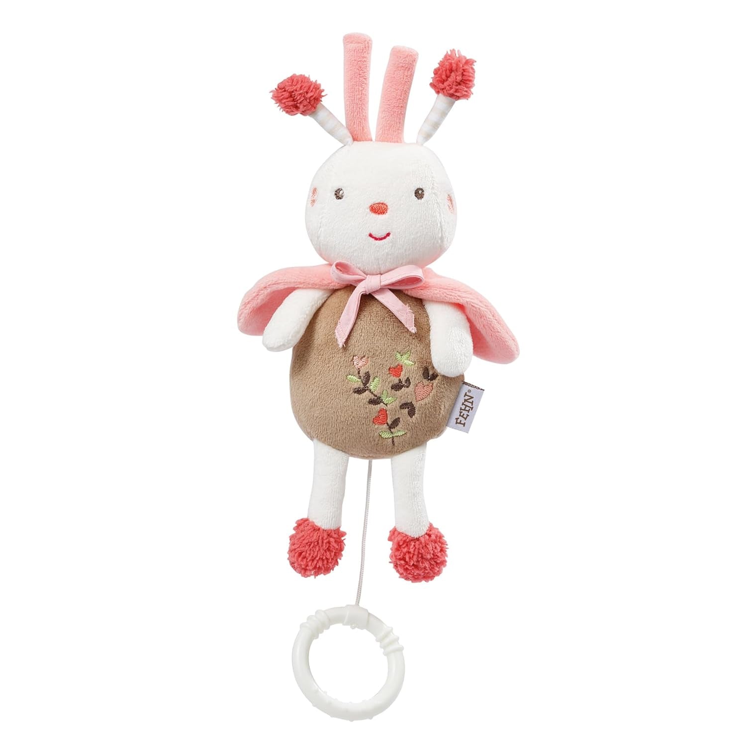 Carillon Fehn pecora per addormentare il bambino - peluche con attacco - canzone per addormentare "la ninna nanna di Brahms" - giocattolo per bambini da viaggio e a casa - giocattoli musicali per neonati e bambini Toys Bebe Naty Shop Bee