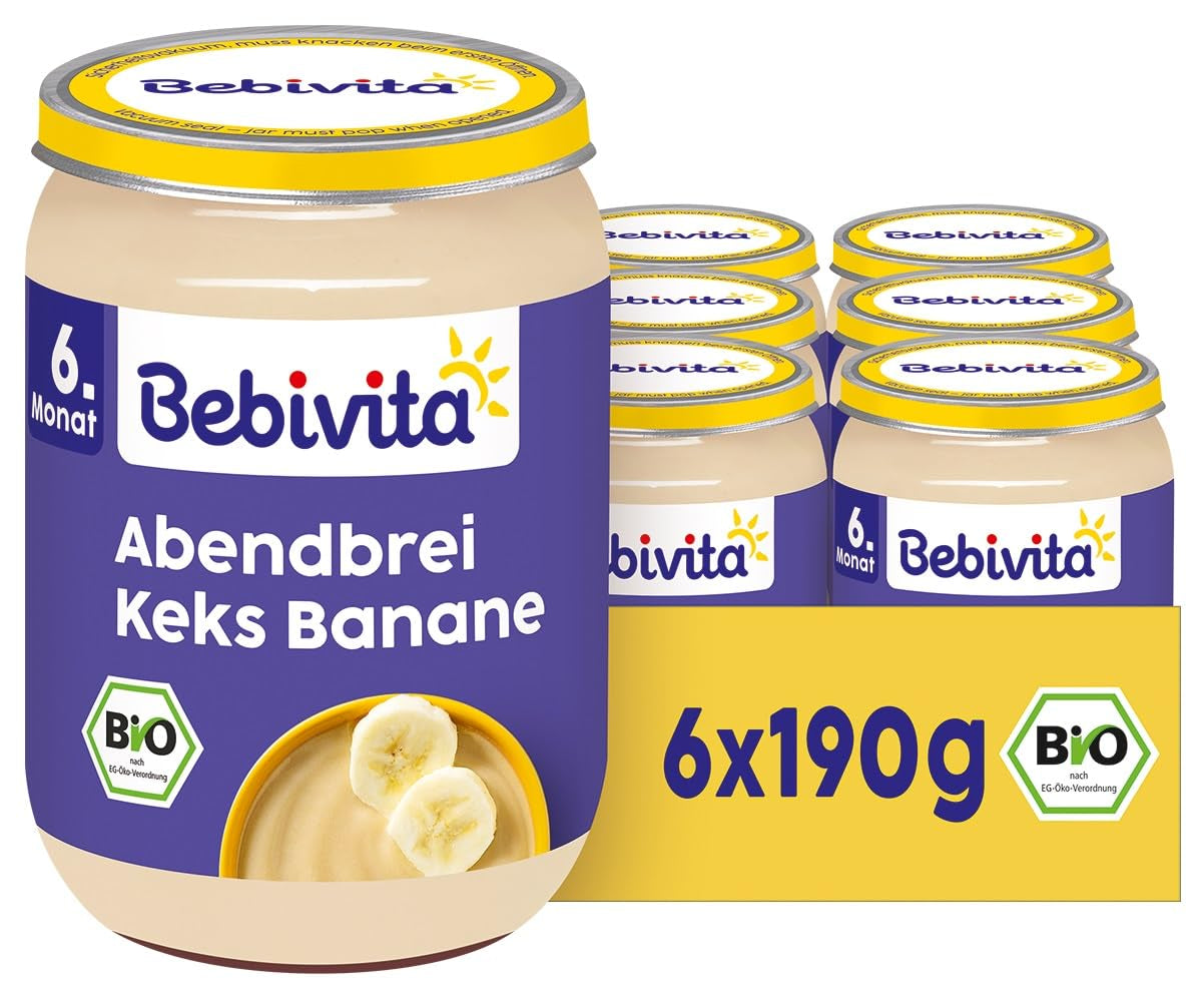 Porridge serale con biscotti e banane, 190g, conf. da 6 (6x190g)