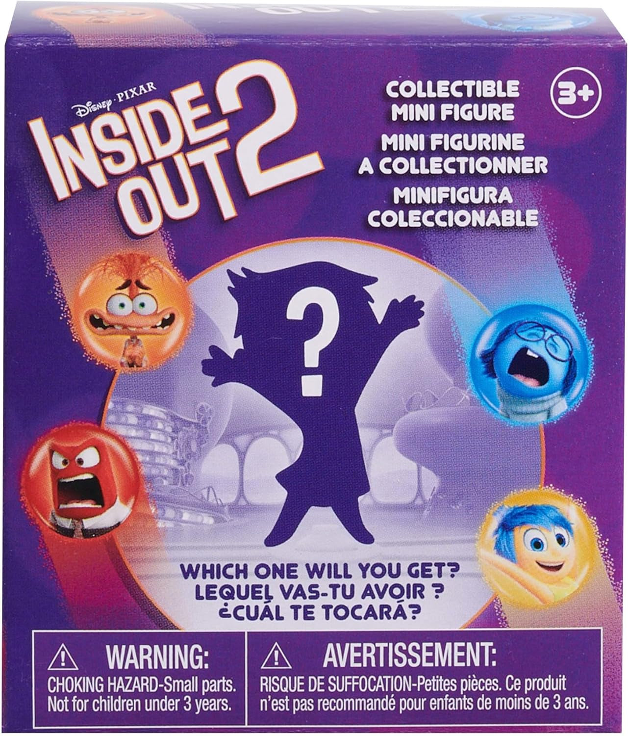 Just Play Disney e Pixar Inside Out 2 minifigure Personaggi da collezione da 2,5 cm a 6,4 cm di altezza Giocattoli per bambini da 3 anni in su Action Figure Naty Shop