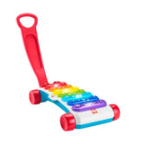 Fisher-Price Xilofono gigante luminoso - strumento musicale elettronico da trascinare con canzoni con contenuti didattici, per bambini, a partire da 9 mesi, multicolore, versione: francese, HJK40 Toys Bebe Naty Shop Inglese, Imballaggio Ridotto