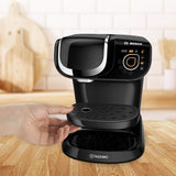 Macchina per caffè espresso Tassimo My Way con 2 capsule TAS6502 con filtro per l'acqua, oltre 70 bevande, personalizzazione delle bevande, varietà di caffè, erogazione facile, 1500 W, Nero