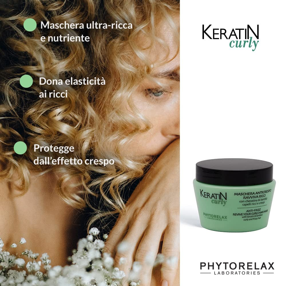 Maschera per capelli Phytorelax Laboratories per capelli ricci - 250 ml Maschera per capelli Naty Shop