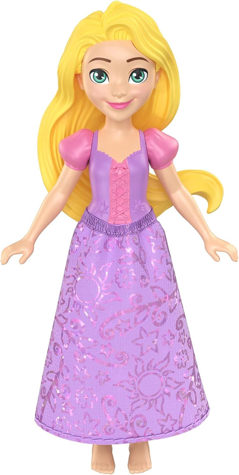 Principesse Disney – HLW 70 – Bambola articolata 9 cm – Rapunzel – Personaggio