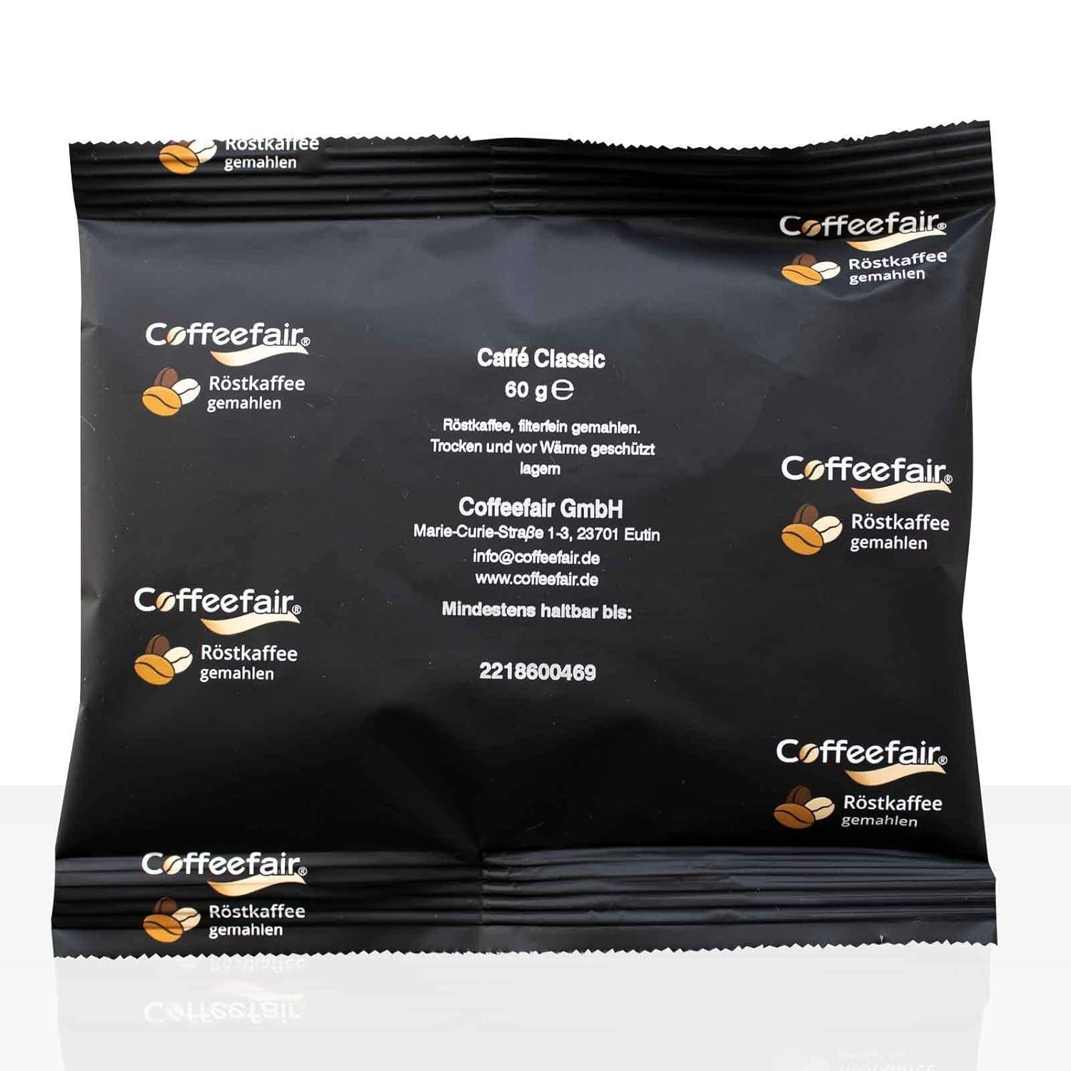Caffè Filtrato Coffeefair Caffe Classic 80 x 60g Caffè Macinato, Qualità Gastro, Leggermente Tostato, Equilibrato e Corposo, per Caffè Filtrato Espresso