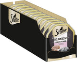 Sheba Cibo umido per gatti, Prelibatezze in gelatina di salmone, 2 x 11 x 85 g