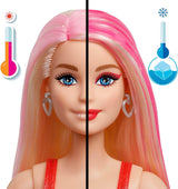 Bambola Barbie Party senza scatola e accessori, serie Glam Party con 10 sorprese, inclusa una bambola rosso vivo con effetto cambia colore, JFY68