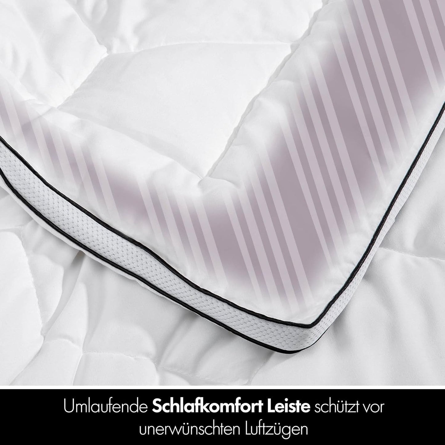 Trapunta Tutte le Stagioni 135X200 - Trapunta Leggera 135X200 - Traspirante, Lavabile e 100% Vegana - Trapunta in Mesh Climatico e Fascia Comfort per Dormire - Imbottitura 800G Trapunte e Trapunte Naty Shop