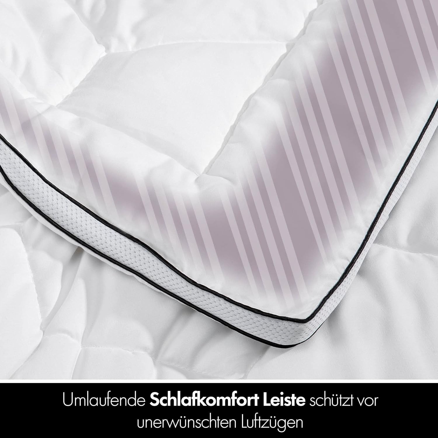 Trapunta Tutte le Stagioni 135X200 - Trapunta Leggera 135X200 - Traspirante, Lavabile e 100% Vegana - Trapunta in Mesh Climatico e Fascia Comfort per Dormire - Imbottitura 800G Trapunte e Trapunte Naty Shop