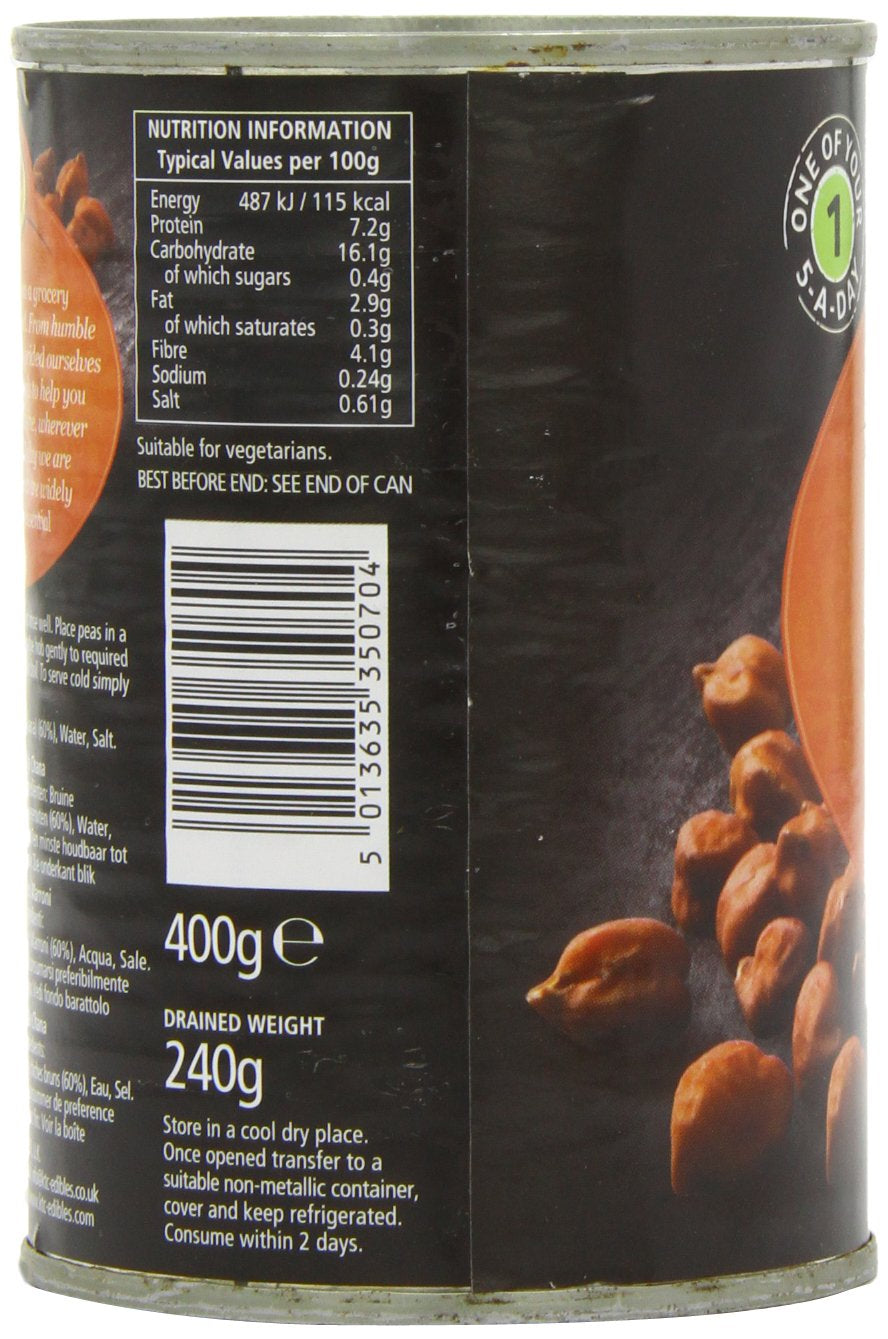 - Ceci integrali (in scatola), confezione da 12 (12 x 400 g)
