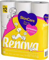 Carta igienica Renova Skincare Purissimo, 12 rotoli, bianca