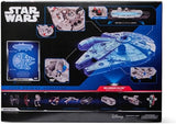 Star Wars Micro Galaxy Squadron SWJ0332 - Millennium Falcon 22,5 cm Veicolo ufficiale con luci, suoni e action figure Naty Shop
