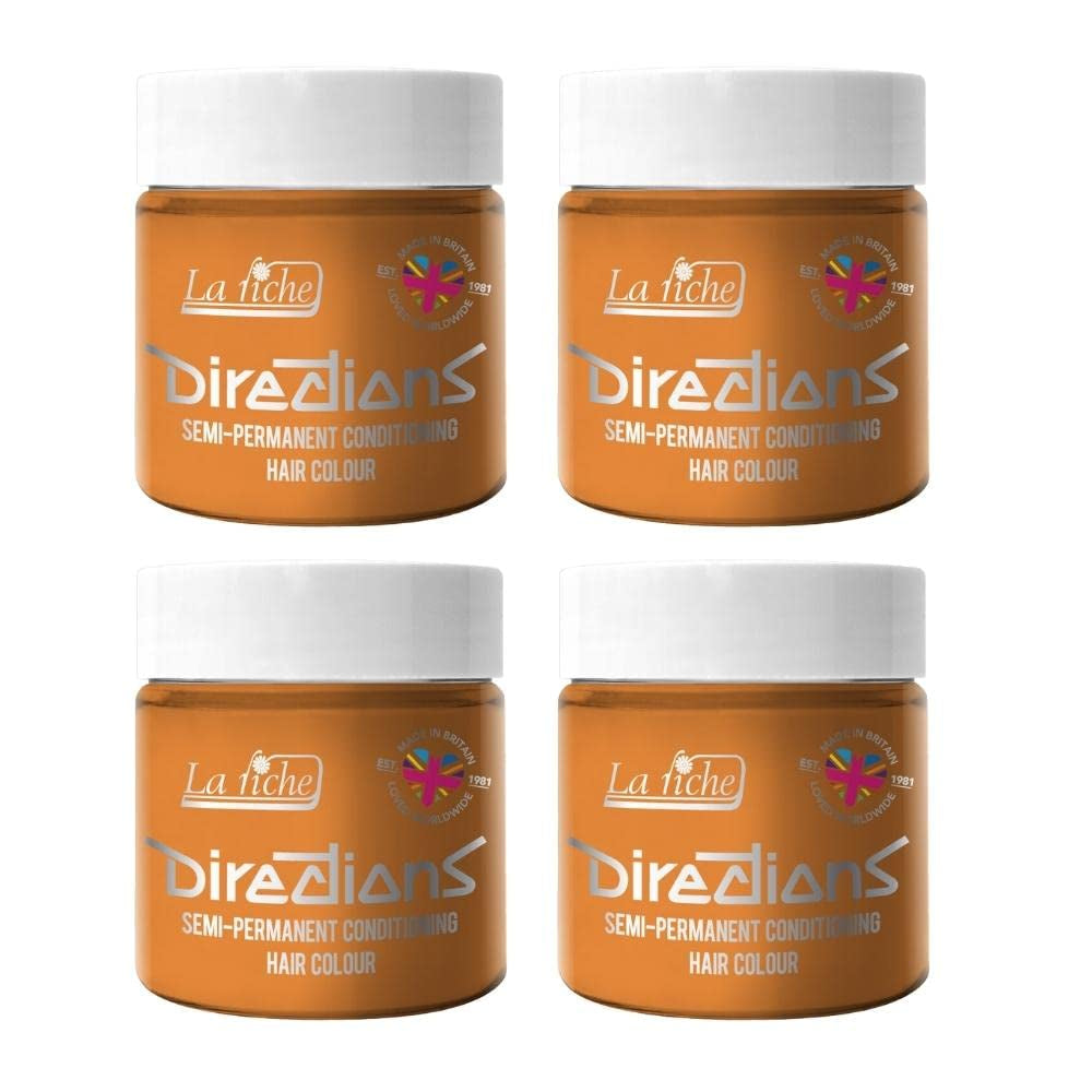 Indicazioni colorazione semipermanente per capelli scatola da 100 ml confezione da 4 (Pillarbox Red) Naty Shop Tintura per capelli albicocca 100 Ml (confezione da 4)