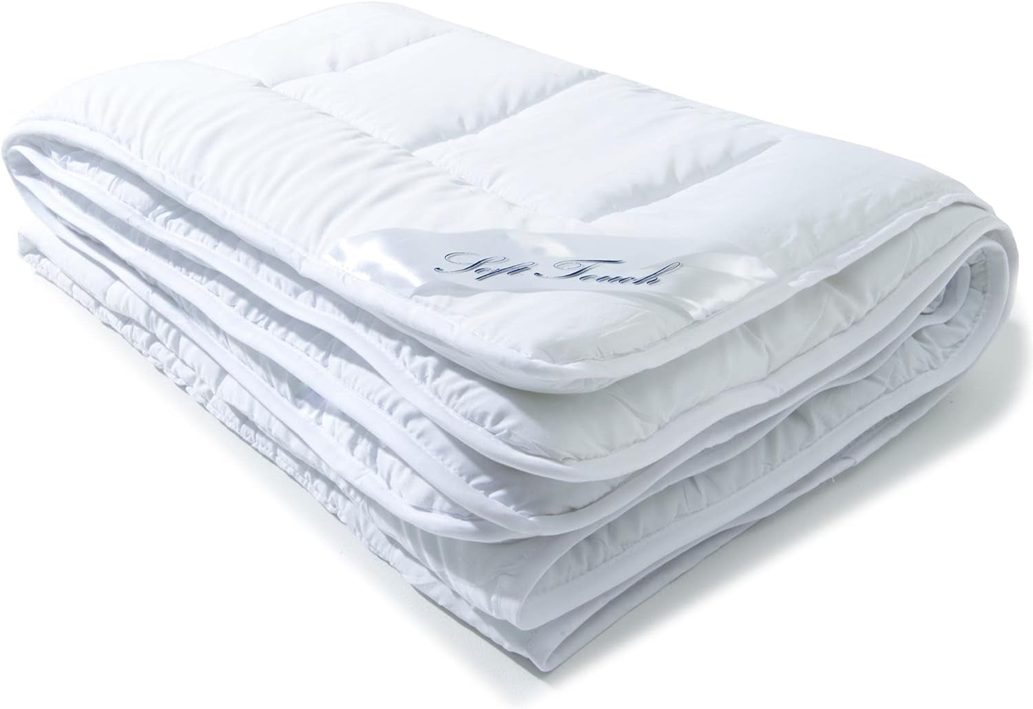 Trapunta 4 stagioni Aqua-Textil 135X200Cm Coperte annodate insieme Inverno 800G Estate 600G Climatizzatore Oeko-Tex Piumini e trapunte Naty Shop 225 X 250 Cm Microfibra estiva leggera