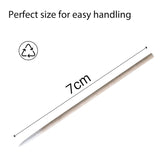 600 Pezzi Wattestäbchen Holz Spitz,Reinigungsstäbchen,Microbrush Stäbchen Wattestäbchen Für Tattoo,Augenbrauen,Beauty,Lippenstift,Wimpern,Make-Up,Nagel Zubehör,Augenbrauen Tattoo