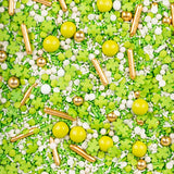 Super Streusel, Portafortuna, Granelli di zucchero verde, Granelli da 90 grammi Naty Shop