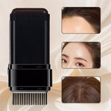 2 Pezzi di Polvere per Capelli Castano Scuro, Polvere per Capelli, Correttore per Capelli, Matite Colorate per Capelli con Pettine, Strumento per Coprire i Capelli Grigi per Donne e Uomini (40g, Marrone Scuro) Naty Shop Tinture per capelli
