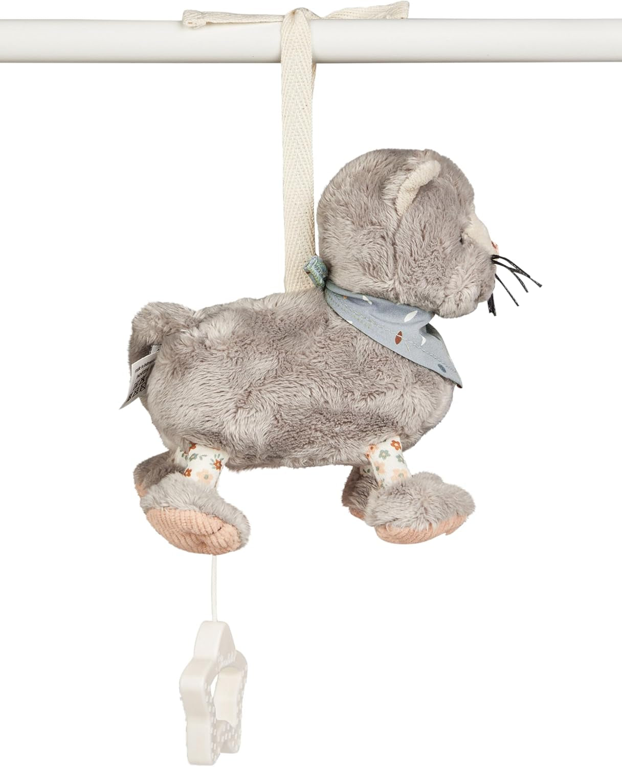 Carillon Sterntaler S gatto Lilly - carillon per bambini in morbido tessuto - peluche da legare per bambini - l'aiuto per dormire ha un effetto calmante a casa e in viaggio, grigio Toys Bebe Naty Shop