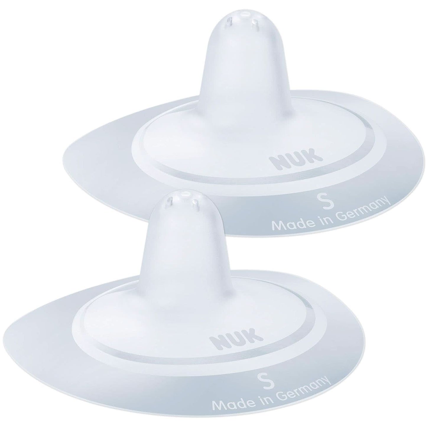 Paracapezzoli NUK | Paracapezzoli per l'allattamento al seno | Protegge dai capezzoli irritati | Silicone sottile | Taglia S (16 mm) | 2 pezzi Accessori per Alimenti e Allattamento Naty Shop